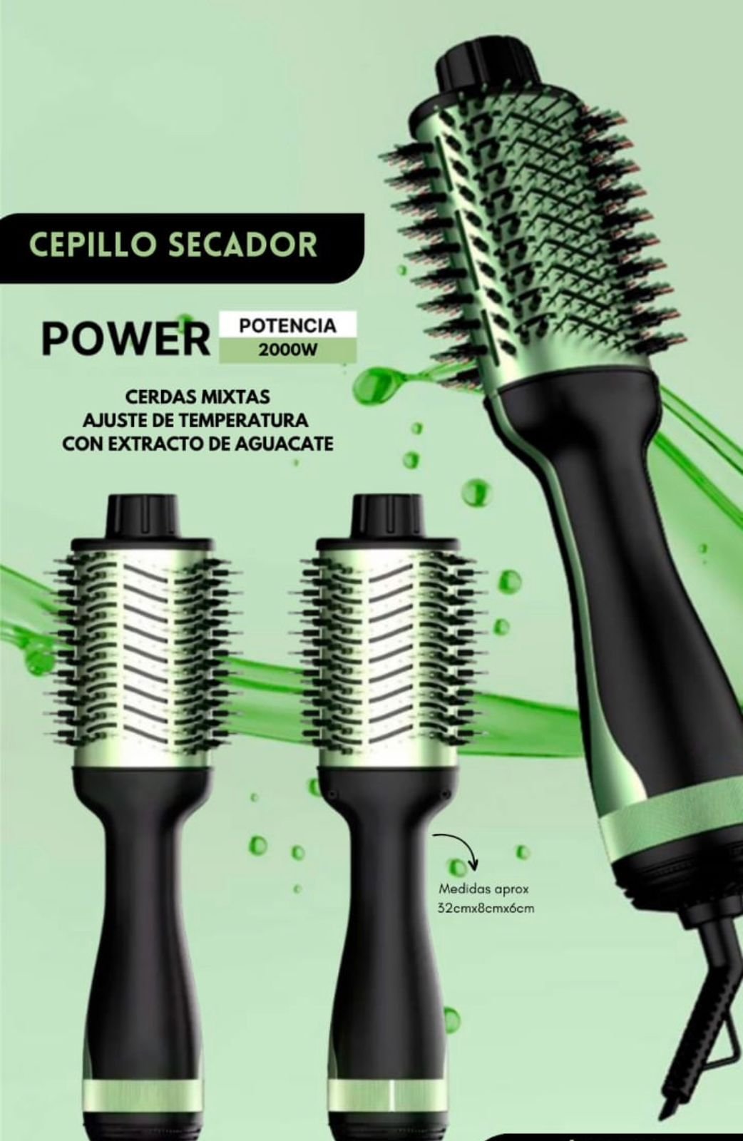 CEPILLO SECADOR MODELADOR 2000W -  RE-2401 - Imagen 2