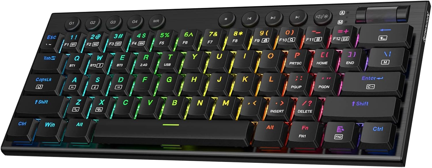 TECLADO MECÁNICO GAMERS REDRAGON K632-RGB NOCTIS