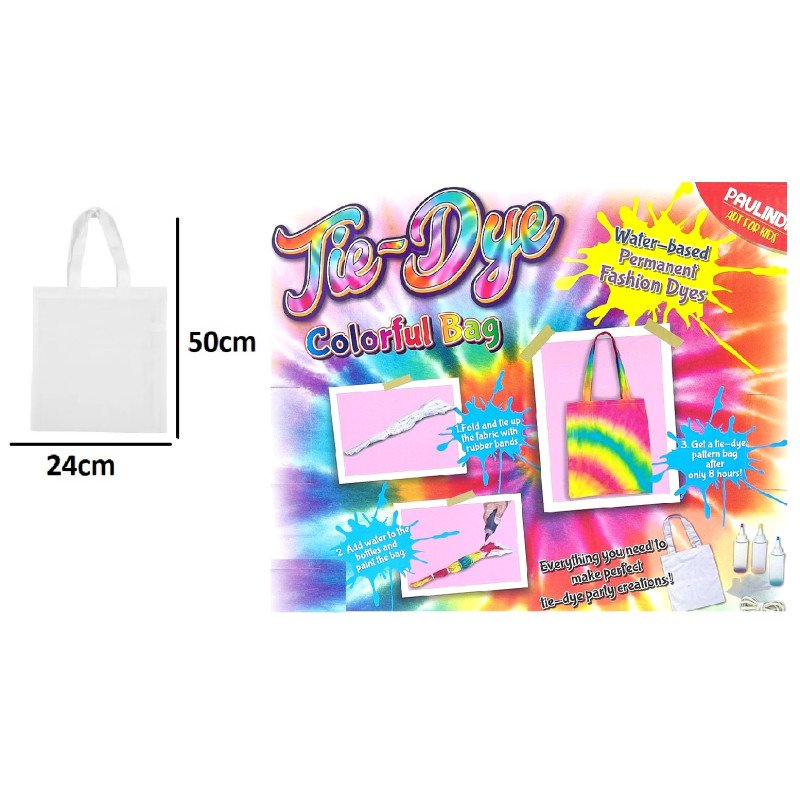 SET DE MANUALIDADES TIE-DYE PAULINDA COLOR FULL BAG BOLSA 213003-3 - Imagen 2