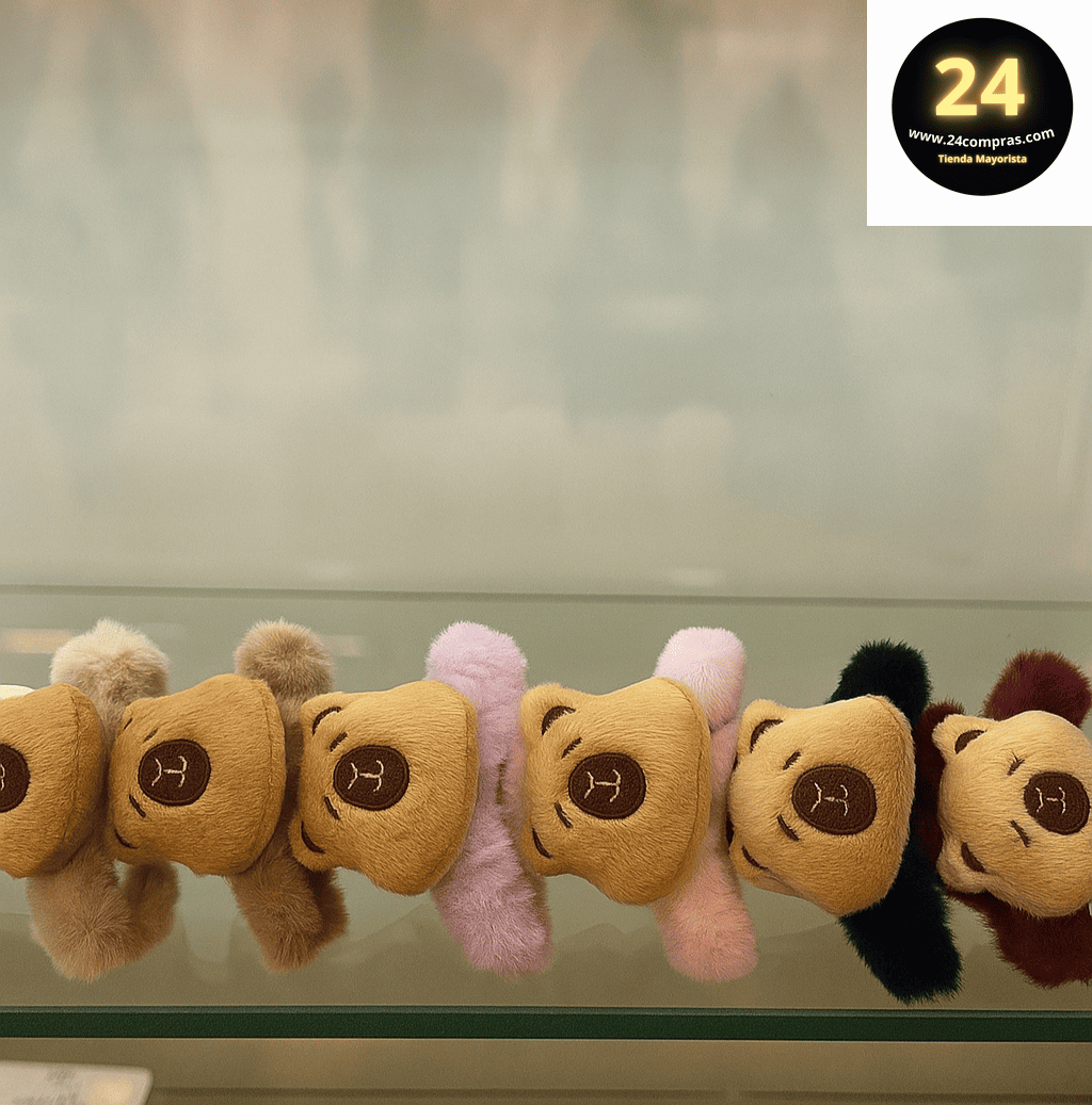 CAIMÁN PARA EL CABELLO DE PELUCHE CAPIBARA ZJ225533 - Imagen 2