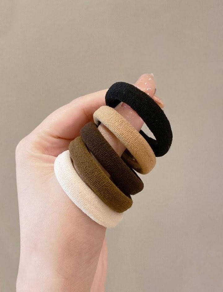GOMAS ELÁSTICAS X 6 PARA EL CABELLO