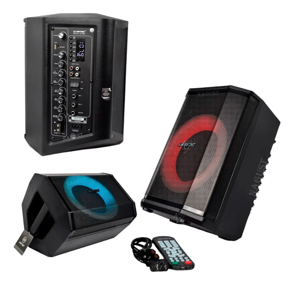 PARLANTES ALTA DEFINICIÓN 300WATS  NX-100 COLOR NEGRO 3481-1000175