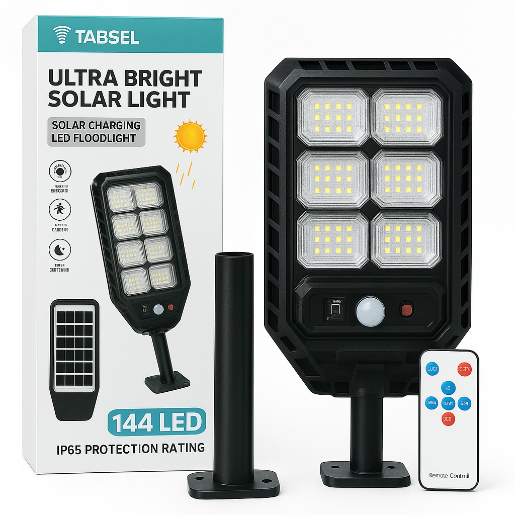 REFLECTOR LED CARGA SOLAR  200W - ZB-B144LED