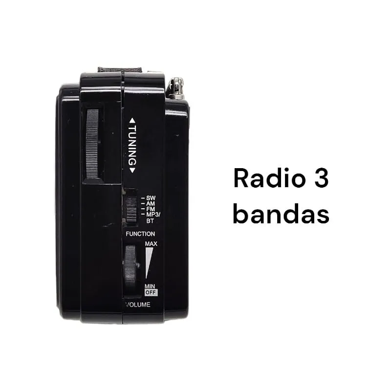 RADIO PORTÁTIL WEIBO WA-1615USB - Imagen 3