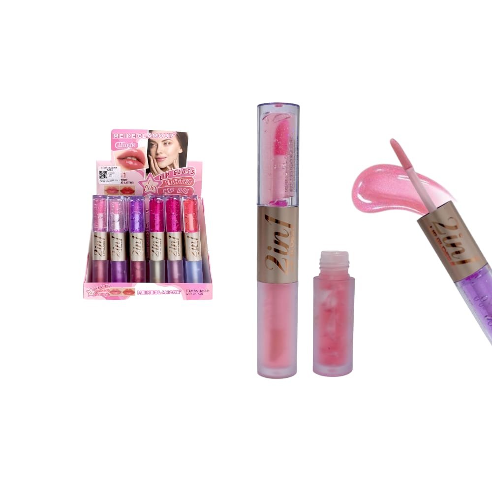 BRILLO LABIAL PARA MUJER 2 en 1 / MK184 - Imagen 2