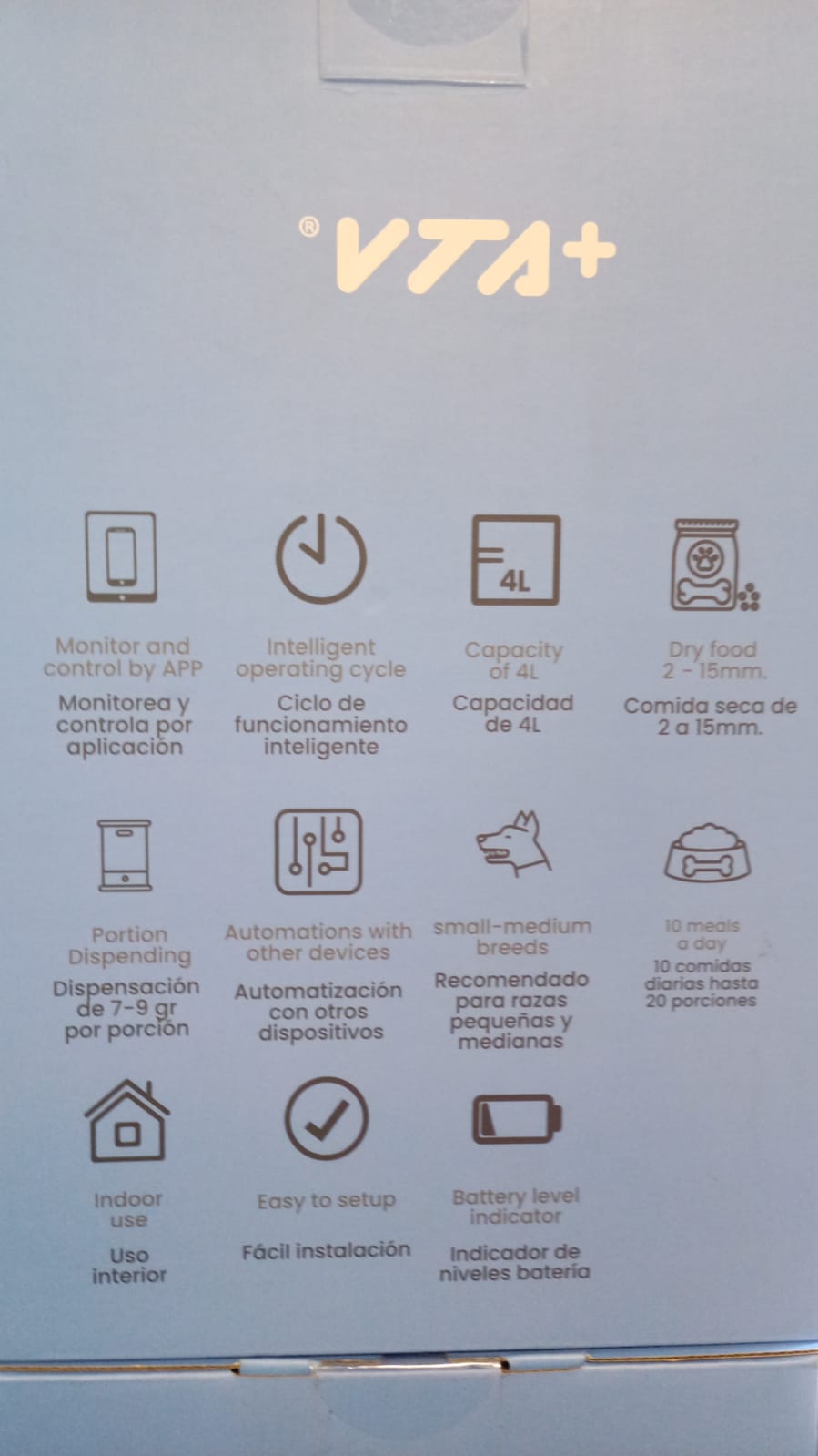 COMEDERO INTELIGENTE WIFI - 4 LITROS - VTA-84870 - Imagen 4