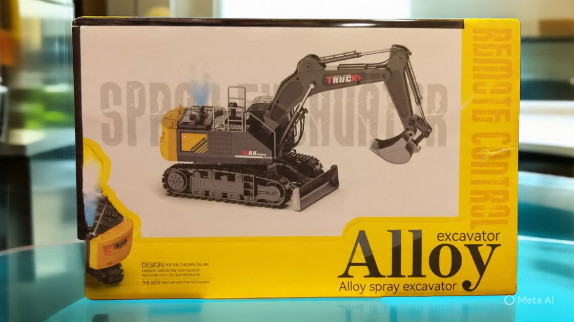 MAQUINA EXCAVADORA COLECCION CONTROL REMOTO 555-15