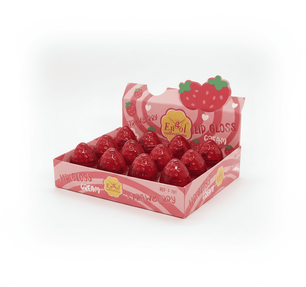 BRILLO LABIAL EN FORMA DE FRESA - F-701