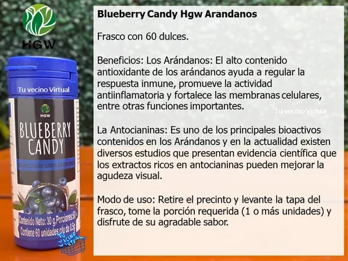BLUBERRY CANDY X 60,  30 GR -  6950225101973 - Imagen 2