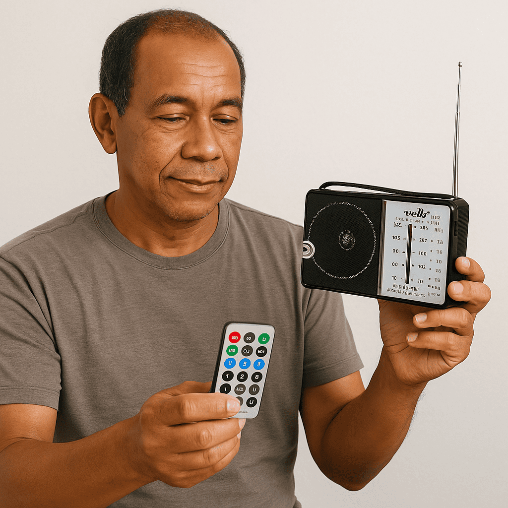 RADIO PORTÁTIL WEIBO WA-1615USB - Imagen 4