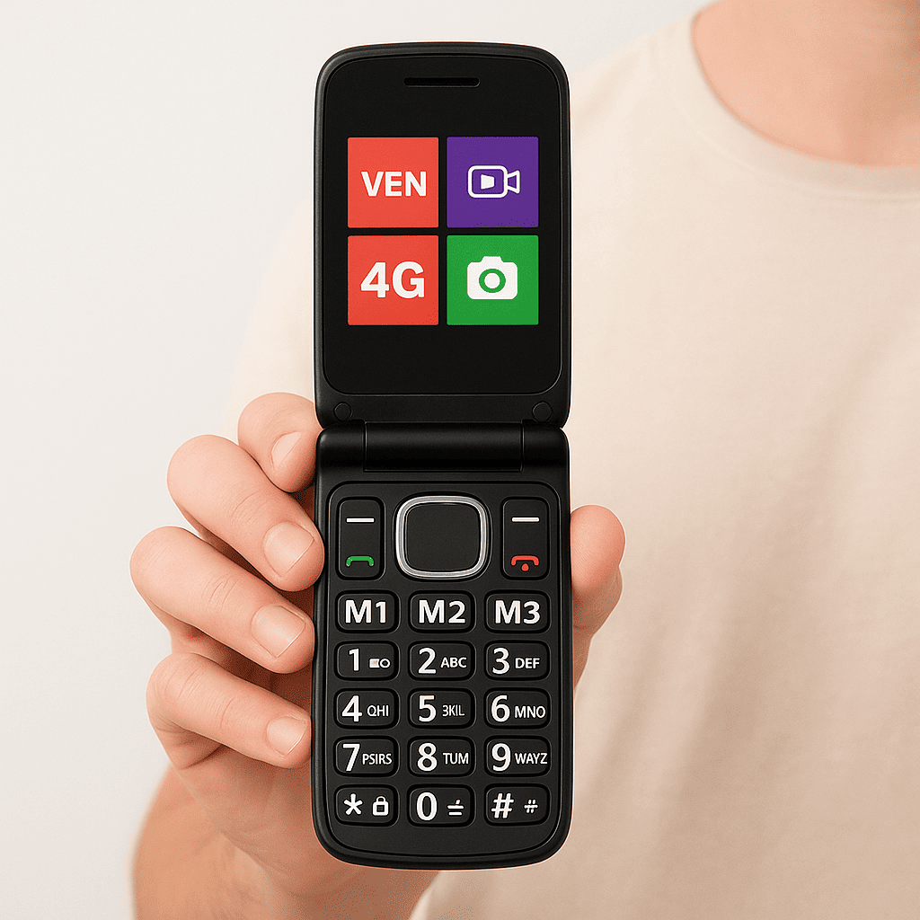 CELULAR ECONOMICO FLIP FY-500 4G