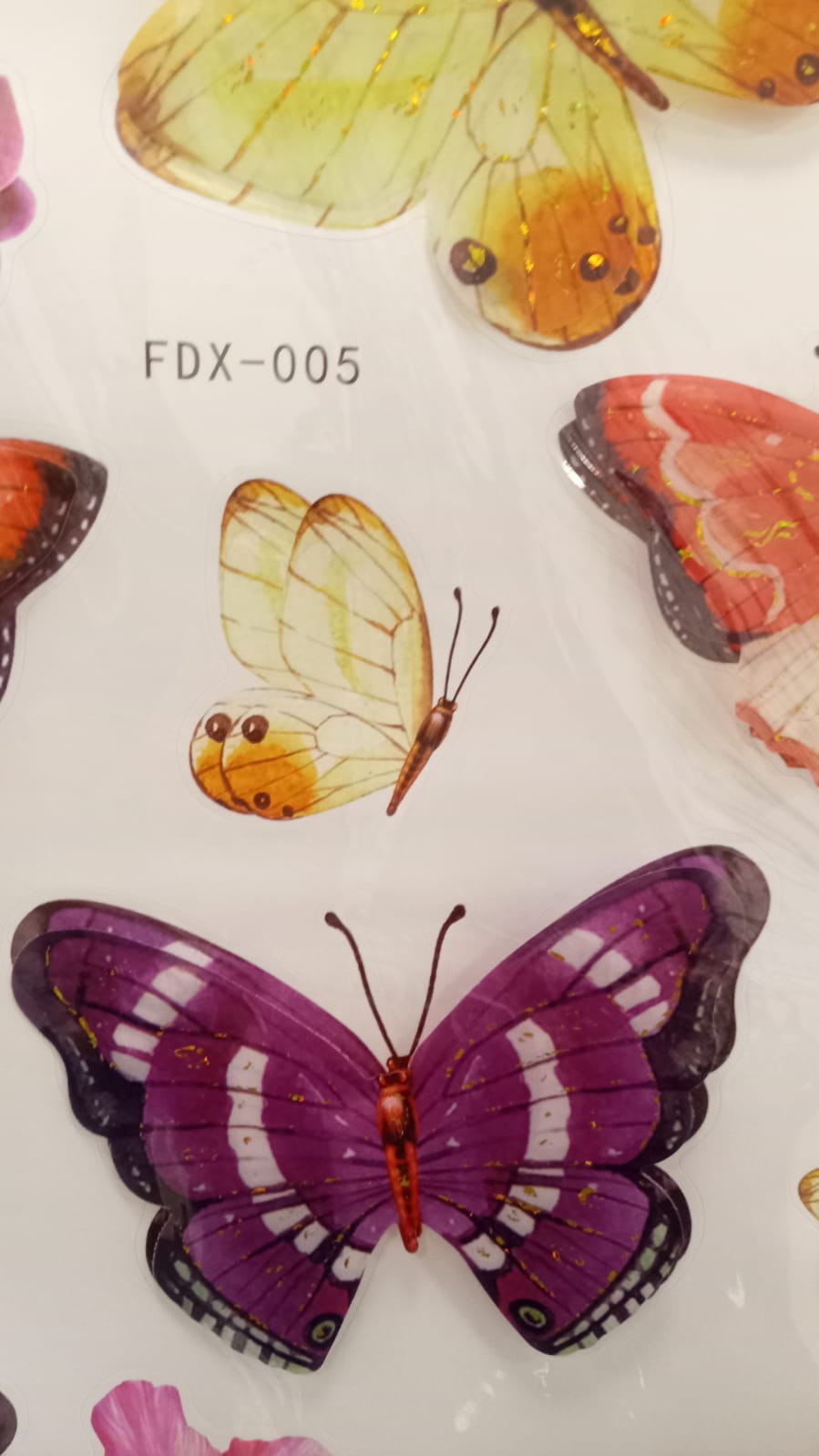 MARIPOSAS ADHESIVOS PARED X13 + 6FLORES - FDX-005  ZJ225455 - Imagen 2