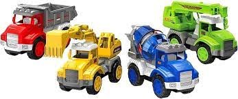 SET JUGUETE DE CAMIONES DE INGENIERÍA DE EQUIPO MIXTO BJ658A - Imagen 2