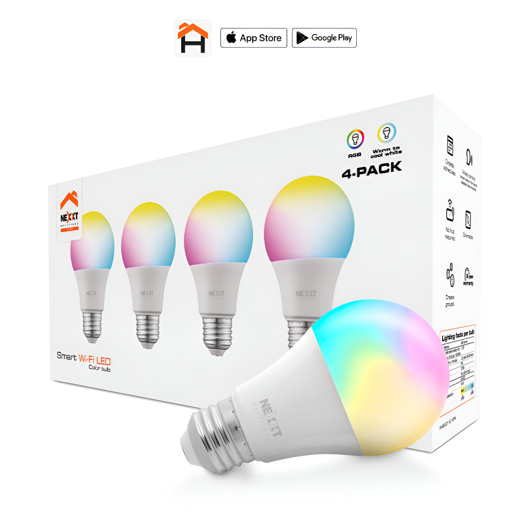 BOMBILLA INTELIGENTE WI-FI LED RGB - NHB-C110 4PK