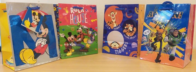 BOLSAS DE REGALO INFANTIL - 16CMSX12CMS - 1002-002-M100