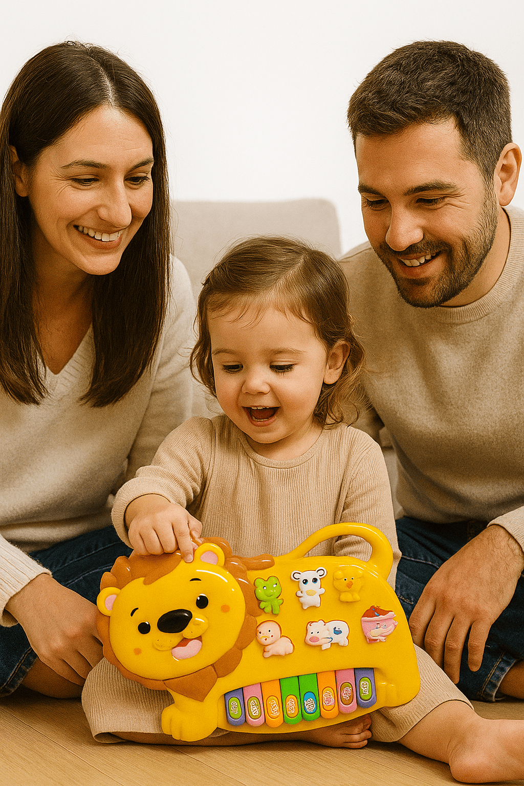 LEON PIANO MUSICAL INFANTIL FORMA DE LEÓN 6629