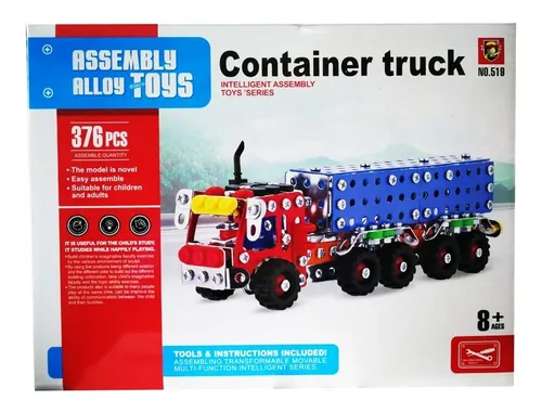 CAMIÓN METÁLICO PARA ARMAR 376 PCS 519