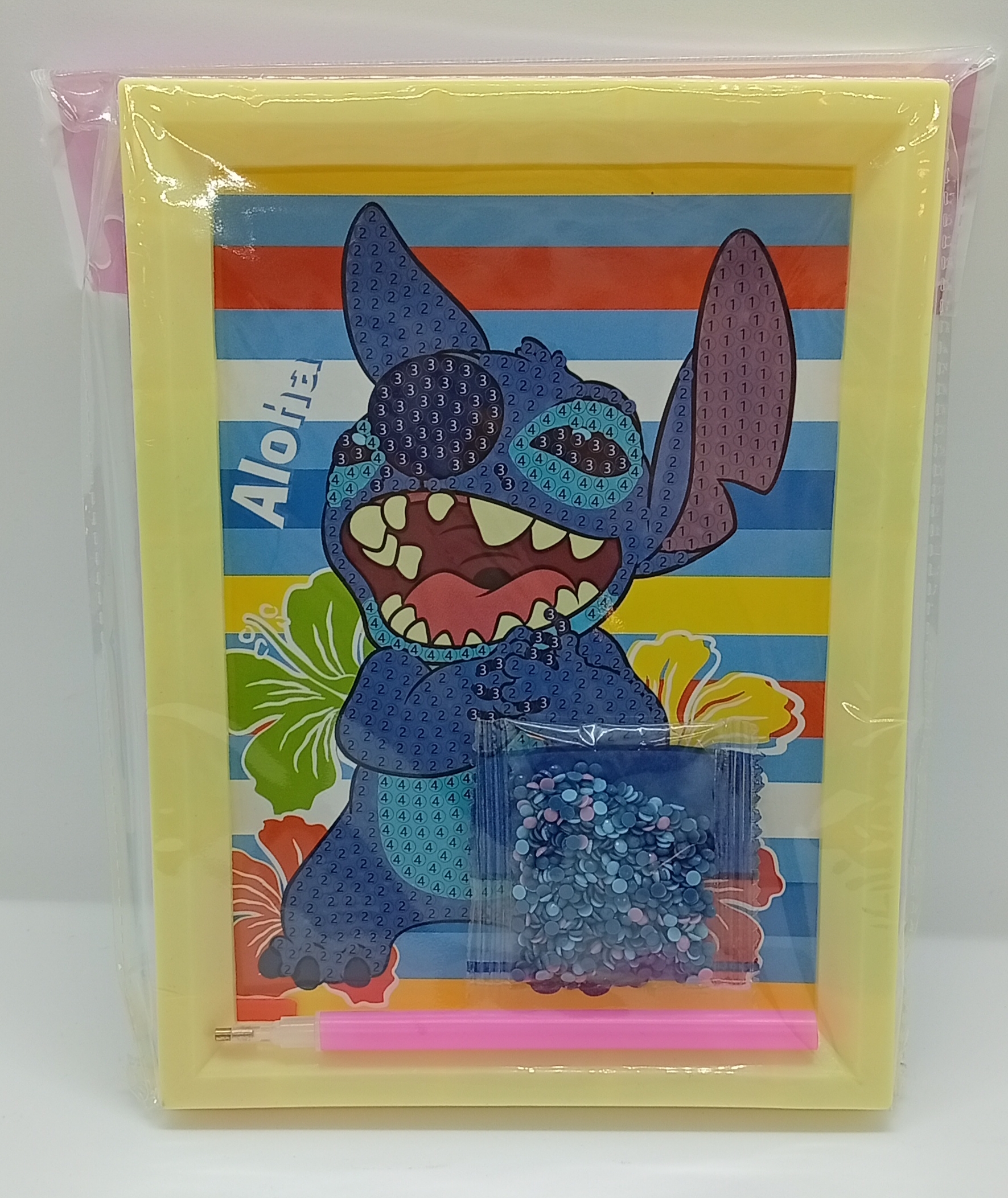 PINTURA CON DIAMANTES DISEÑO STITCH   ZJ225497