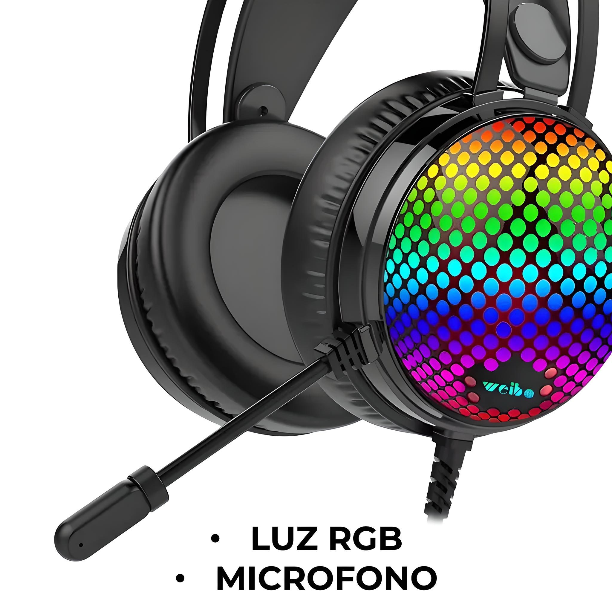 AUDÍFONOS GAMER WEIBO G30 1000230 - Imagen 2