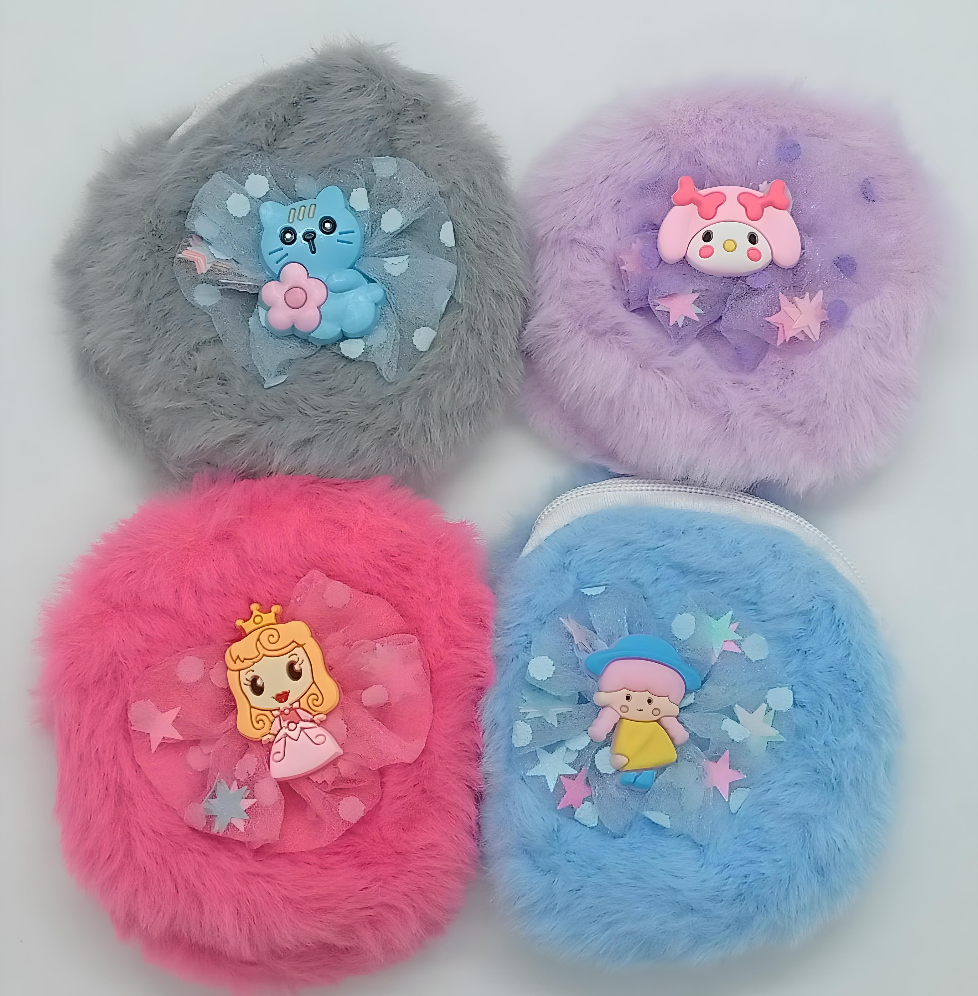 MONEDEROS DE PELUCHE CON FIGURAS DECORATIVAS ZJ223389 - Imagen 3