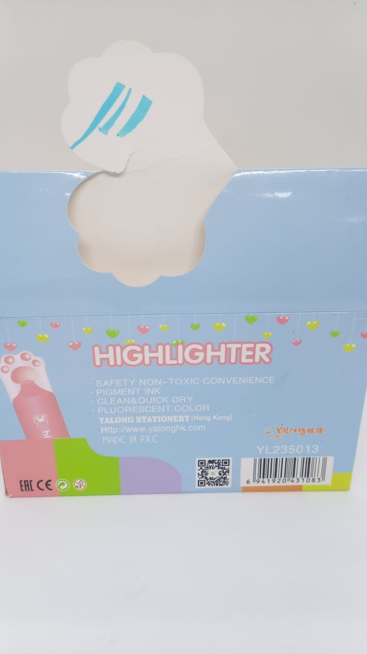 RESALTADOR HUELLAS 5 COLORES - YL235013 - Imagen 2