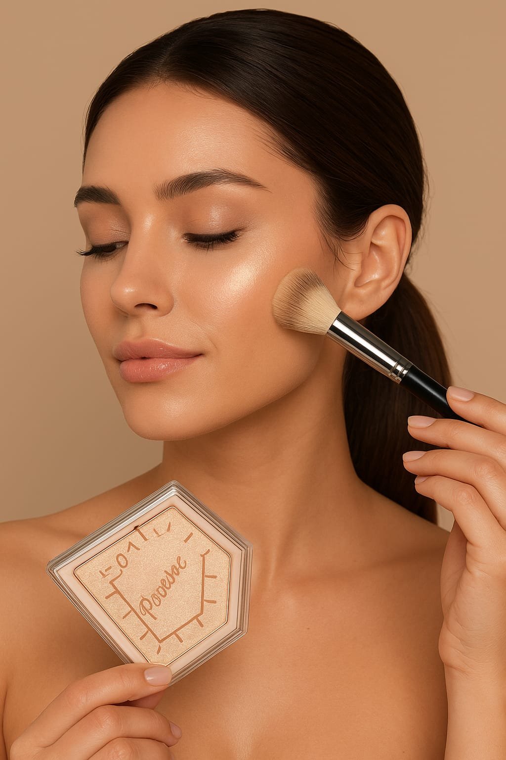 POLVO ILUMINADOR COMPACTO 4 TONOS - Imagen 2