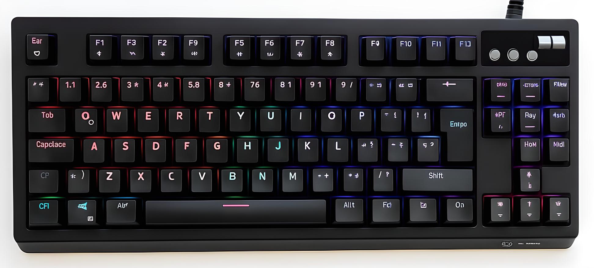 TECLADO MECÁNICO VSG QUASAR BLACK EDITION 200524 - Imagen 2