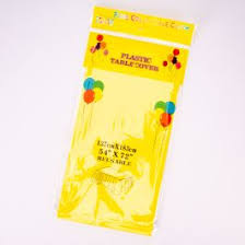 MANTEL PLASTICO REUTILIZABLE AMARILLO - 137X183  -  1414-1 - Imagen 3