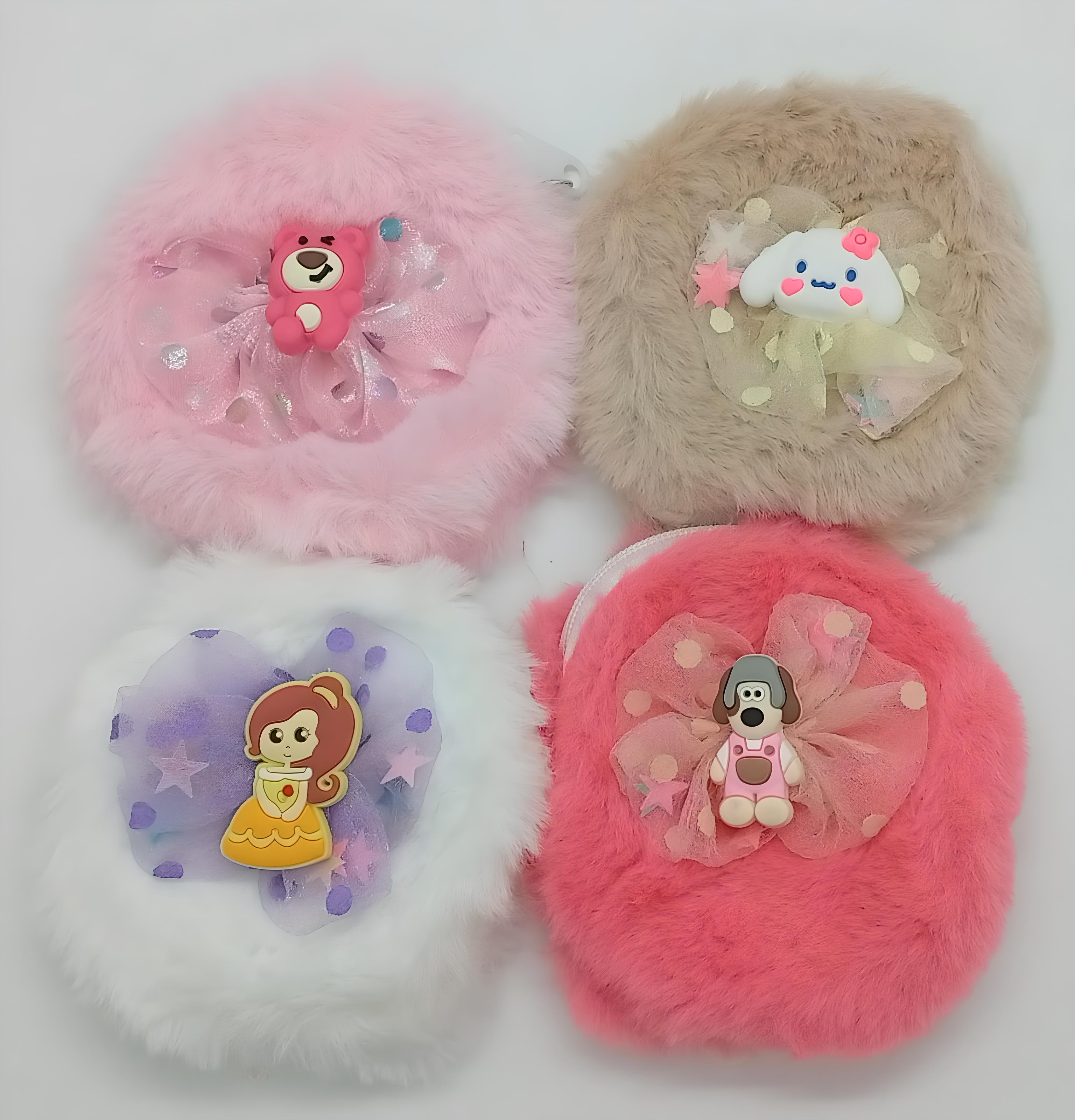 MONEDEROS DE PELUCHE CON FIGURAS DECORATIVAS ZJ223389 - Imagen 2