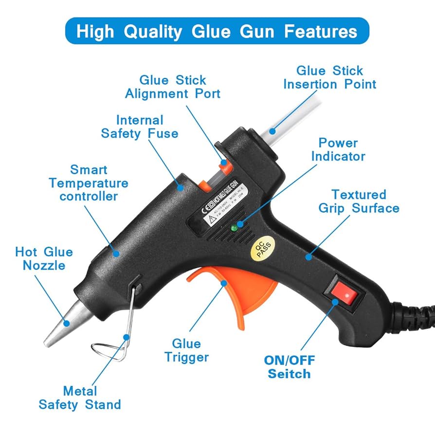 PISTOLA DE SILICONA GK650 100W ZJ231338