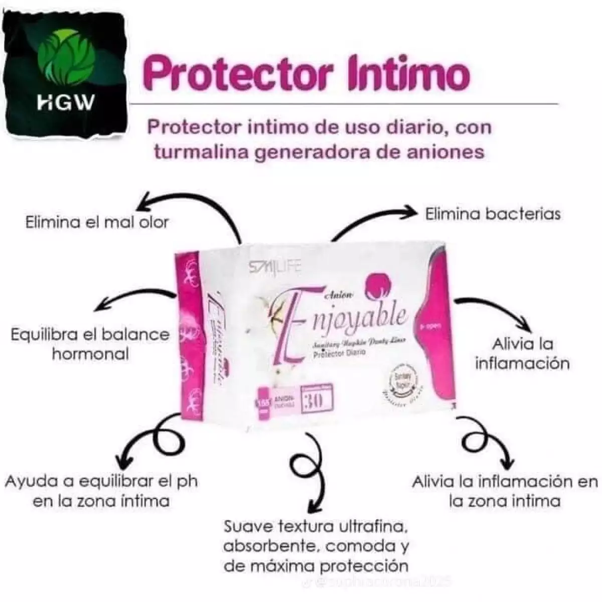 PROTECTOR DIARIO ENJOYABLE CONTENIDO 30 UNIDADES - 6950225101881 - Imagen 2