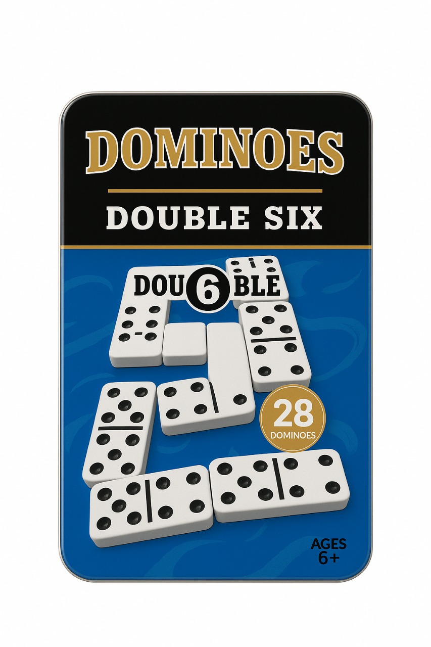 DOMINÓ DOBLE SEIS EN CAJA METÁLICA 5010TF