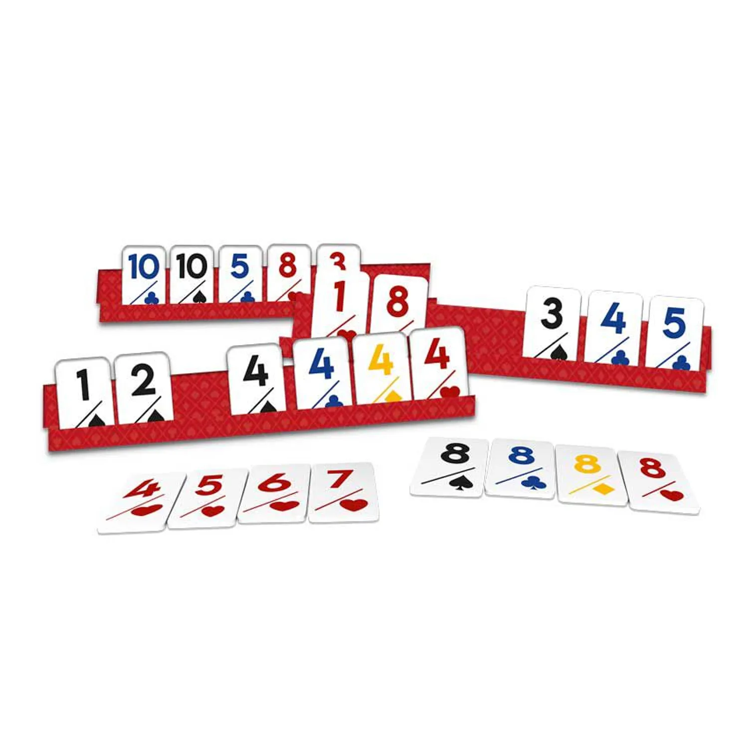 JUEGO RUMMY RONDA 106 FICHAS DE CARTON 050611 - Imagen 2