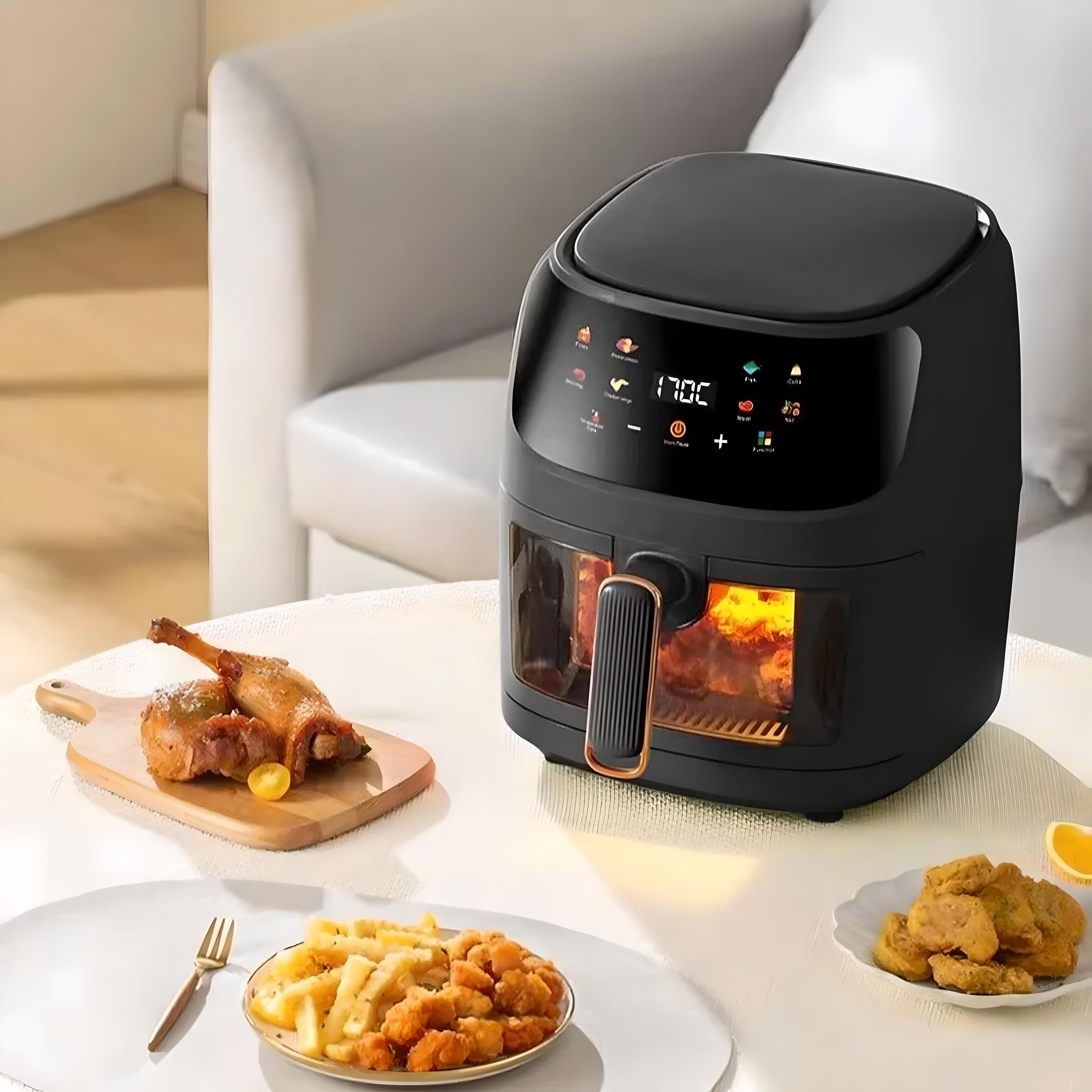 FREIDORA DE AIRE EXTRA GRANDE X12 LITROS HOME S-18ES 1000166 - Imagen 2