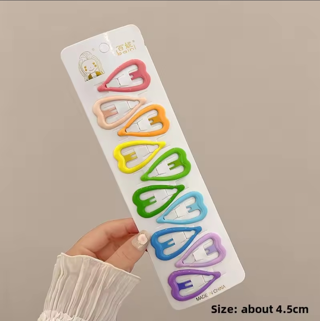 HEBILLAS PARA EL CABELLO COLORES SURTIDOSX 10 UNIDADES ZJ222107 - Imagen 2