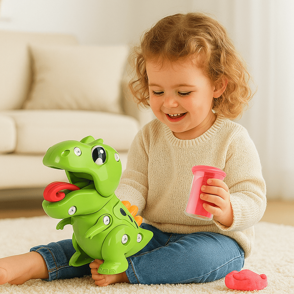 T-REX ARMABLE CON PLASTILINA - 622