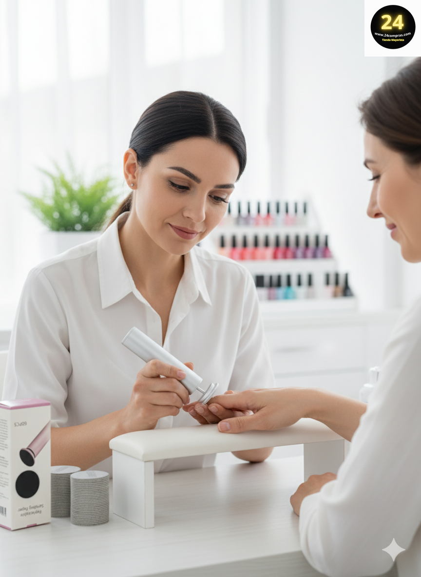 MODELO GH-99 REMOVEDOR ELÉCTRICO DE CALLOS PARA PIES CUIDADO PROFESIONAL DE UÑAS Y PIES 0032 - Imagen 2