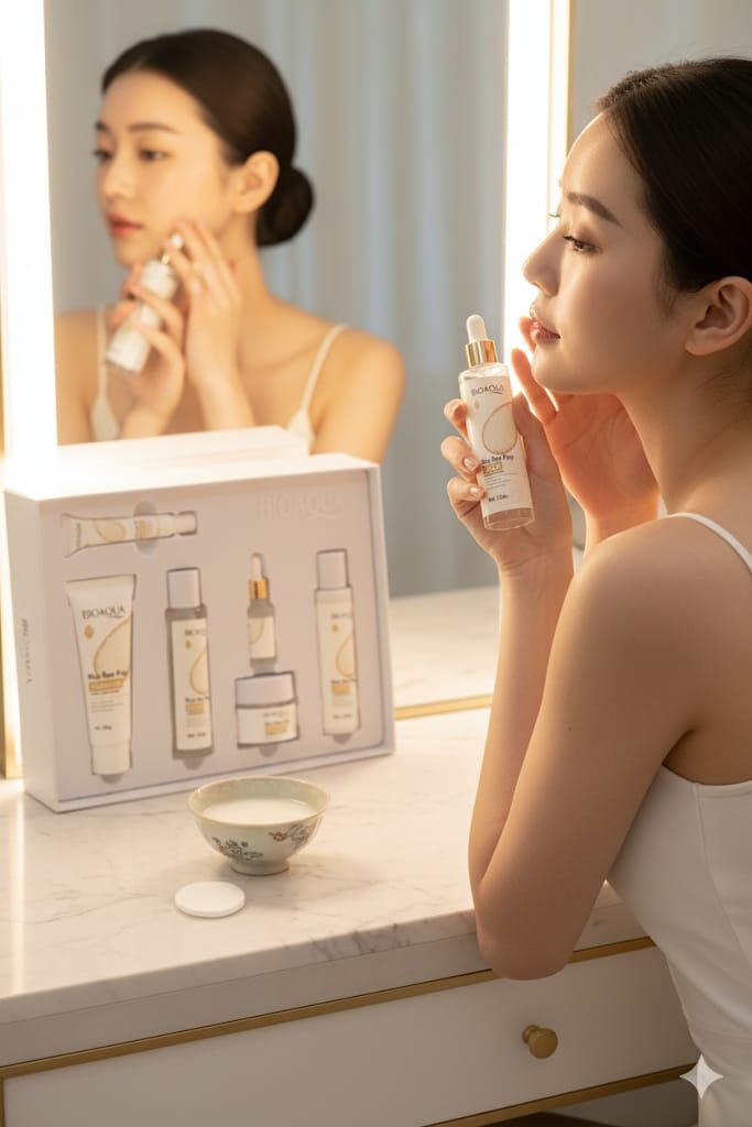 KIT DE CUIDADO FACIAL DE ARROZ - Imagen 2