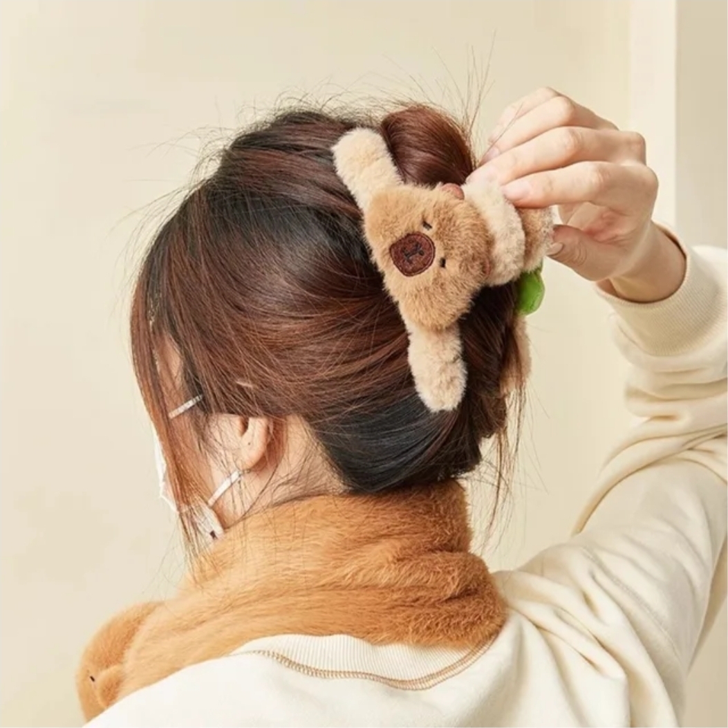 CAIMÁN PARA EL CABELLO DE PELUCHE CAPIBARA ZJ225533 - Imagen 5