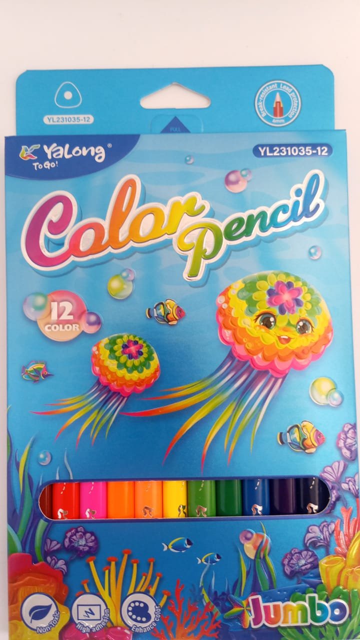 COLORES ACUARIO JUMBO X 12 - YL231035-12