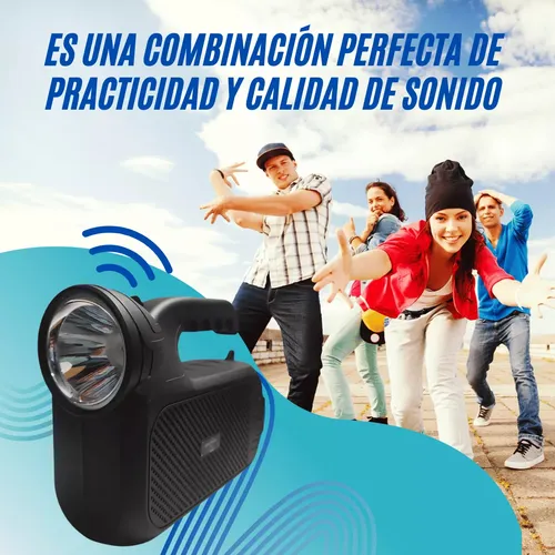 PARLANTE BLUETOOTH TIPO LINTERNA PARA EMERGENCIAS - Imagen 2