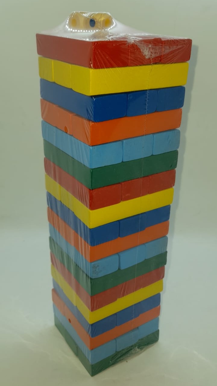 JENGA DE PIEZAS DE COLOR 54 PCS - 24312-4 - Imagen 4
