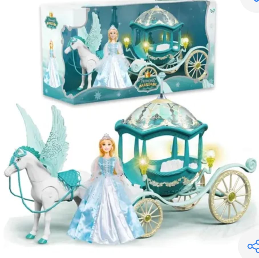 PRINCESA CON CABALLO Y CARRUAJE - 384A
