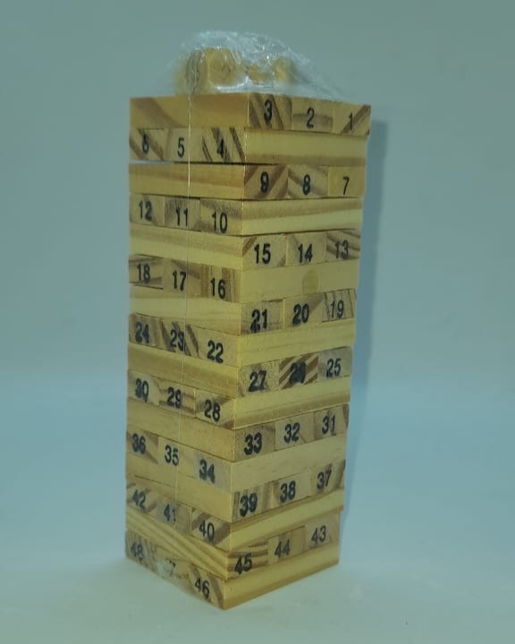 JENGA TORRE DE BLOQUES DE MADERA CLÁSICA 45 PIEZAS 24312-1 - Imagen 3