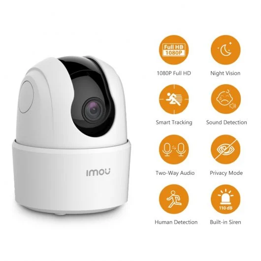 CAMARA DOMO 360° ULTRA IMAGEN 2K ZOOM DIGITAL MICROFONO - 6971927237937 - Imagen 4