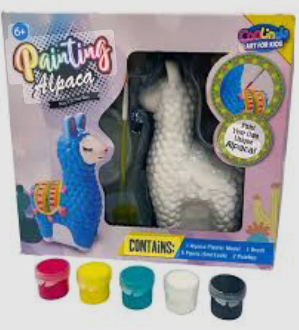 FIGURA PARA PINTAR DIDACTICO EN YESO ALPACA -PAS-0014