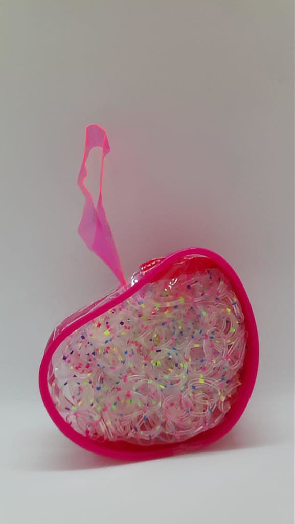 LIGAS PARA EL CABELLO TIPO GOMITA – ESTUCHE CORAZÓN FAN 525 - Imagen 2