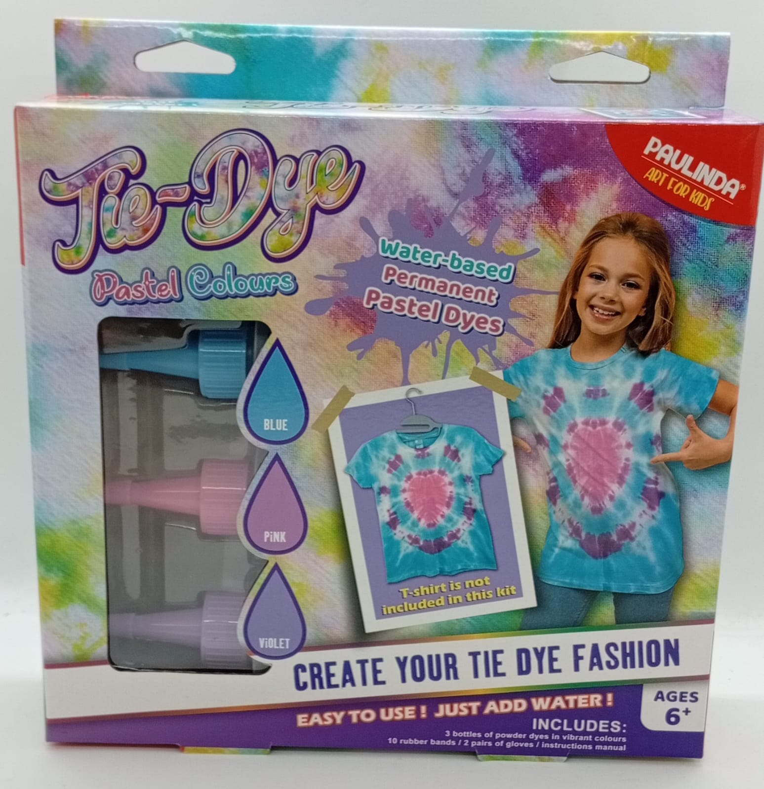 KIT DE TEÑIDO DE TELAS TIE-DYE 21300-1