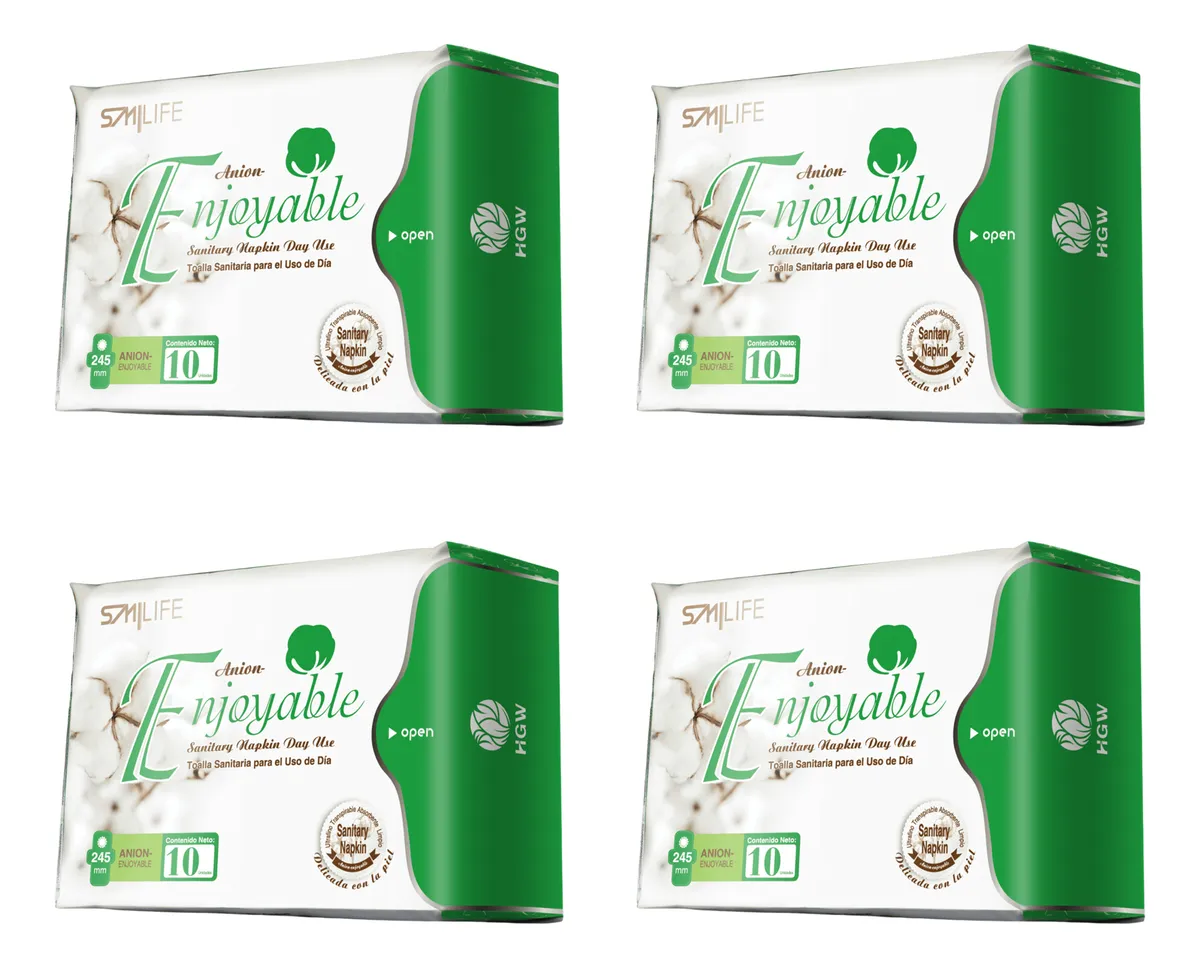 TOALLA SANITARIA USO DE DÍA ENJOYABLE CONTENIDO x10 UNIDADES - 6950225101867 - Imagen 2