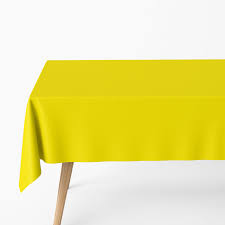 MANTEL PLASTICO REUTILIZABLE AMARILLO - 137X183  -  1414-1 - Imagen 2